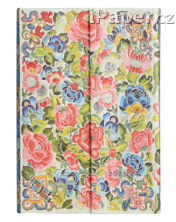 Paperblanks diář 18měsíční 2023-2024 Pear Garden mini horizontální DE9484-5